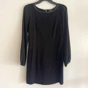 Tart Dress - Sheer Sleeves with Leather Details